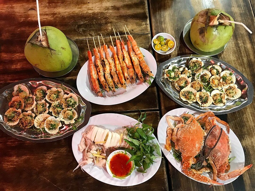 Thưởng thức hải sản tươi ngon trên đảo hòn Dừa Phú Quốc